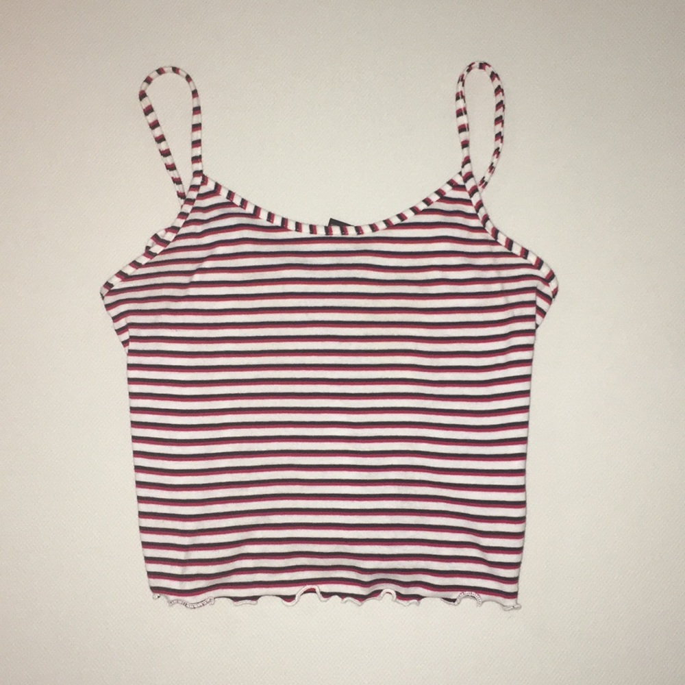Stripped Crop Top